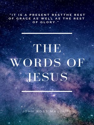 cover image of The Words of Jesus